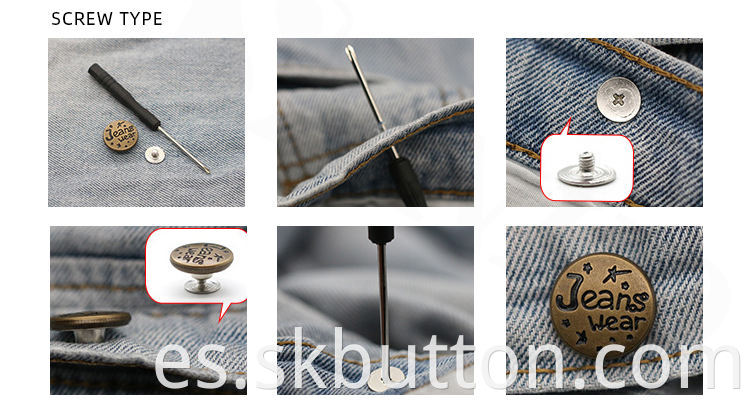 Detachable Jean Button